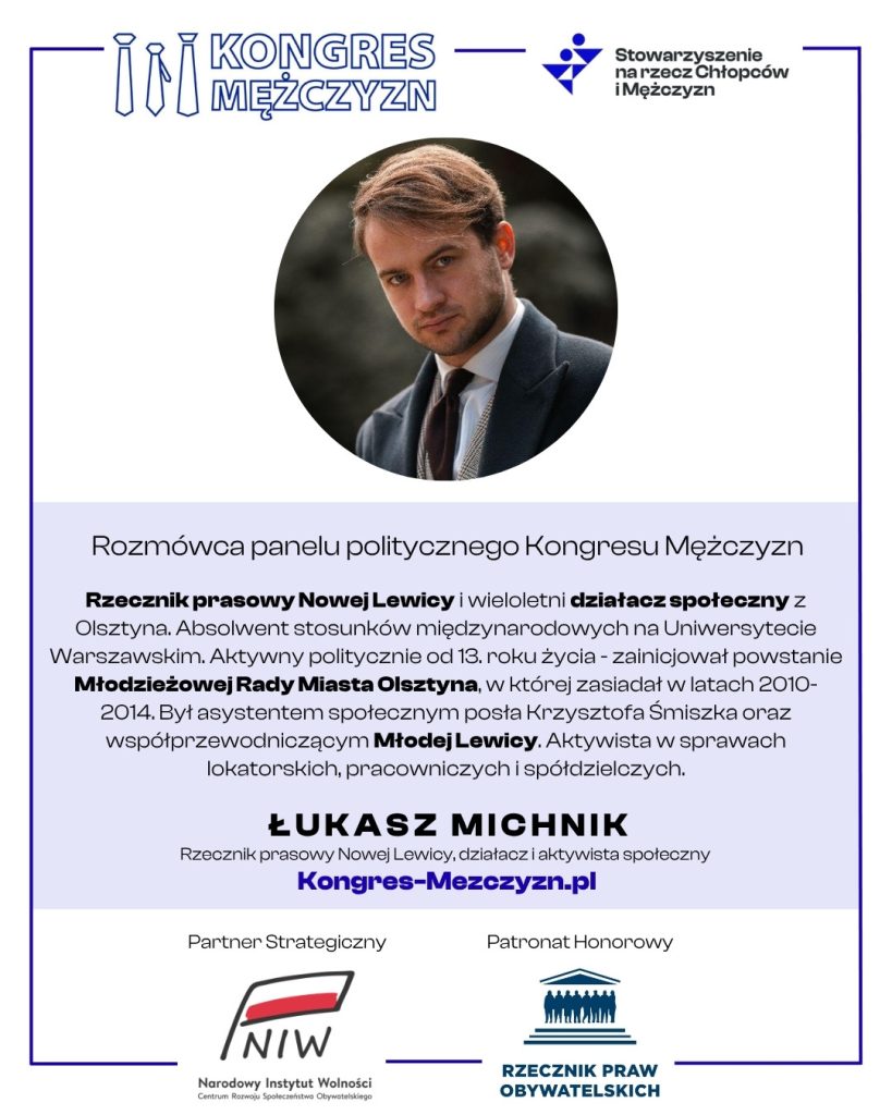Łukasz Michnik - panel polityczny 3 Kongresu Mężczyzn