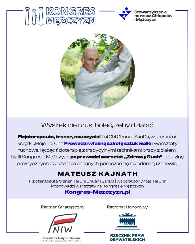 Mateusz Kajnath - trener podczas Kongresu Mężczyzn